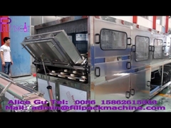 600BPH बैरल पानी भरने का संयंत्र शुद्ध पानी 5 गैलन बाल्टी का उत्पादन करने के लिए