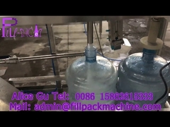 120BPH बैरल जल भराव, स्थिर भरने वाले शीर्ष और सभी SUS304 पाइपलाइन के साथ