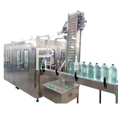 3L / 5L / 10L खनिज बोतल भरने की मशीन लाइन शुद्ध पानी 3 1 प्लास्टिक 1000BPH 7.5KW में आपूर्तिकर्ता