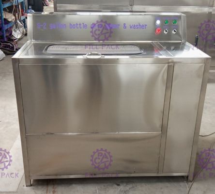 S-2 2 स्टेशन 5 गैलन बोतल गर्म क्षारीय पानी के साथ Rinser आपूर्तिकर्ता