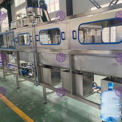 शुद्ध पानी 200BPH . के लिए स्टेनलेस स्टील 3 गैलन पानी की लाइन आपूर्तिकर्ता