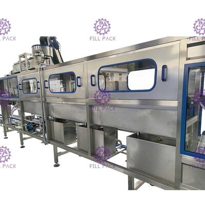 वन रोड 3 गैलन 200BPH बोतल पानी भरने की मशीन / लाइन / यूनिट शुद्ध पानी की धुलाई आपूर्तिकर्ता