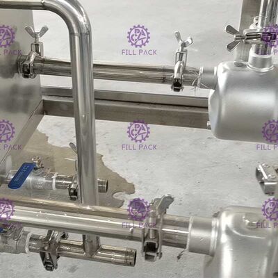 3.4 * 0.78 * 1.95 मीटर 3 इन 1 120 बीपीएच गैलन फिलिंग लाइन आपूर्तिकर्ता