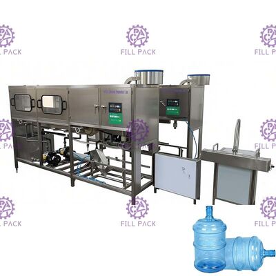 स्वच्छता 18.9L मोनोब्लॉक 120 बीपीएच गैलन फिलिंग लाइन आपूर्तिकर्ता