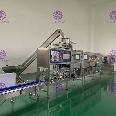 लेबल सिकोड़ सुरंग के साथ 270 × 490 मिमी गैलन फिलिंग मशीन आपूर्तिकर्ता