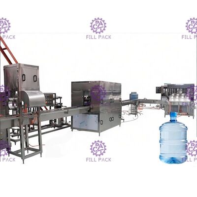 रैखिक प्रकार बाहरी 0.55kw 5 गैलन बोतल वॉशर आपूर्तिकर्ता