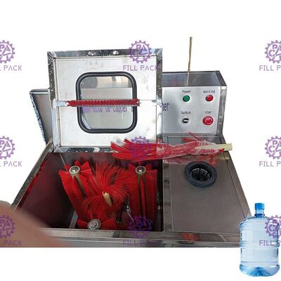 120 बीपीएच बीएस-1 सेमीऑटो बैरल 5 गैलन बोतल वॉशर स्क्रैम बटन के साथ आपूर्तिकर्ता