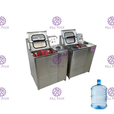 120 बीपीएच बीएस-1 सेमीऑटो बैरल 5 गैलन बोतल वॉशर स्क्रैम बटन के साथ आपूर्तिकर्ता