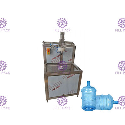 अर्ध-स्वचालित गैलन बाल्टी Rinser / उच्च दबाव गैलन बैरल Rinser आपूर्तिकर्ता
