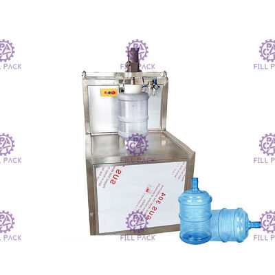 अर्ध-स्वचालित गैलन बाल्टी Rinser / उच्च दबाव गैलन बैरल Rinser आपूर्तिकर्ता