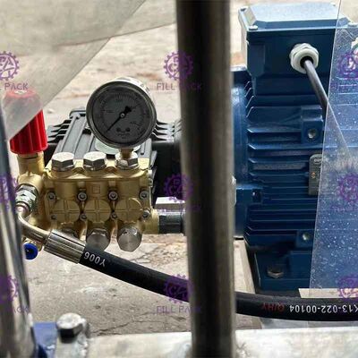 SWXNC-1 उच्च दबाव आंतरिक कुल्ला 5 गैलन बोतल वॉशर बाहरी ब्रशिंग कुल्ला एकल स्टेशन आपूर्तिकर्ता