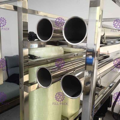 SS304 झिल्ली आवास 1500LPH आरओ ट्रीटमेंट प्लांट आपूर्तिकर्ता