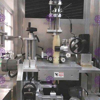 सिंगल हेड नेक लेबलिंग 28 मिमी गैलन लेबलर पूर्ण स्वचालन आपूर्तिकर्ता