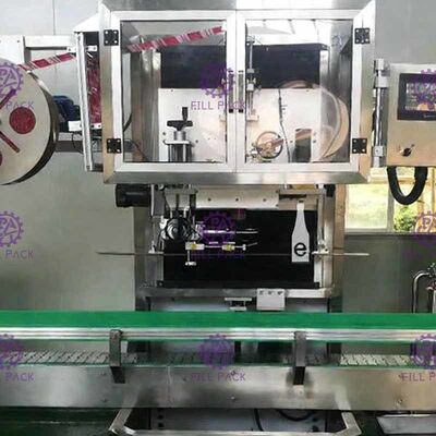 इलेक्ट्रिक वन हेड कैप स्लीव राउंड बॉटल लेबलर आपूर्तिकर्ता