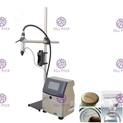 पेय बोतलों के लिए 220V 50HZ 100W स्वचालित इंकजेट लाइन आपूर्तिकर्ता