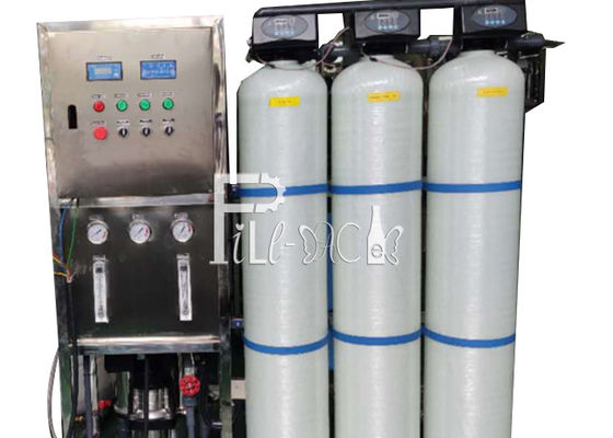 मैनुअल वाल्व 500LPH रिवर्स ऑस्मोसिस वॉटर ट्रीटमेंट मशीन आपूर्तिकर्ता