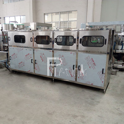 डबल पंक्ति Rinsing SUS304 300 BPH गैलन पानी संयंत्र आपूर्तिकर्ता