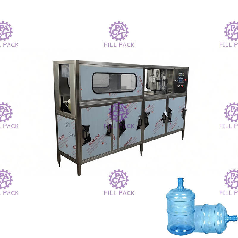 पूर्ण 100 बीपीएच बिग बैरल 18.9 एल गैलन फिलिंग मशीन पूर्ण स्वचालित आपूर्तिकर्ता