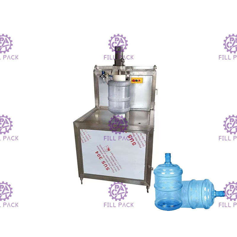 अर्ध-स्वचालित एचपीआर-1 गैलन बाल्टी रिनसर / उच्च दबाव गैलन बैरल रिनसर आपूर्तिकर्ता