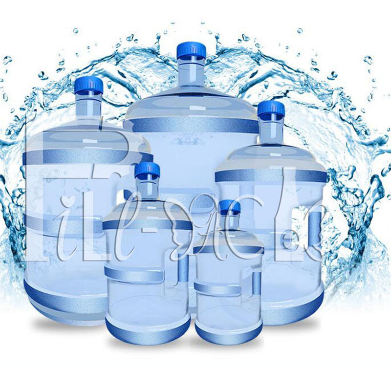 पीने के पानी के लिए रिसाइकिल करने योग्य 18.9L 20 लीटर 5 गैलन पीसी बोतल; आपूर्तिकर्ता