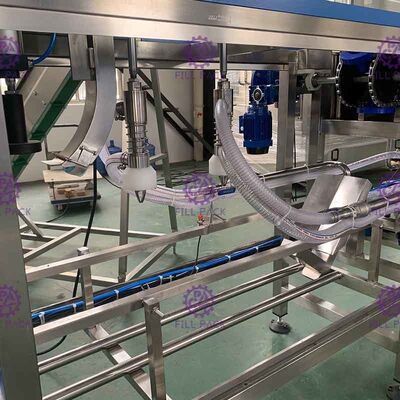 200BPH 3/5 गैलन / 20l वॉशिंग फिलिंग और कैपिंग मशीन