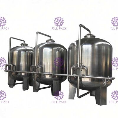 सीआईपी यूनिट टीडीएस मीटर के साथ 4TPH आरओ जल शोधन संयंत्र