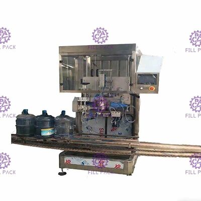 सिंगल हेड नेक लेबलिंग 28 मिमी गैलन लेबलर पूर्ण स्वचालन